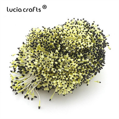 Lucia crafts 288 buc/lot stămine de flori 6 mm flori artificiale lucrate manual pentru decorarea casei de nuntă DIY D0501