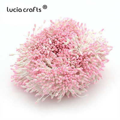 Lucia crafts 288 buc/lot stămine de flori 6 mm flori artificiale lucrate manual pentru decorarea casei de nuntă DIY D0501