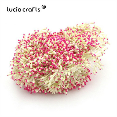 Lucia crafts 288 buc/lot stămine de flori 6 mm flori artificiale lucrate manual pentru decorarea casei de nuntă DIY D0501