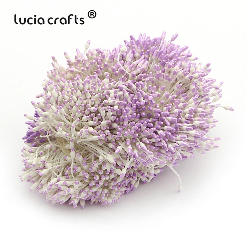 Lucia crafts 288 buc/lot stămine de flori 6 mm flori artificiale lucrate manual pentru decorarea casei de nuntă DIY D0501