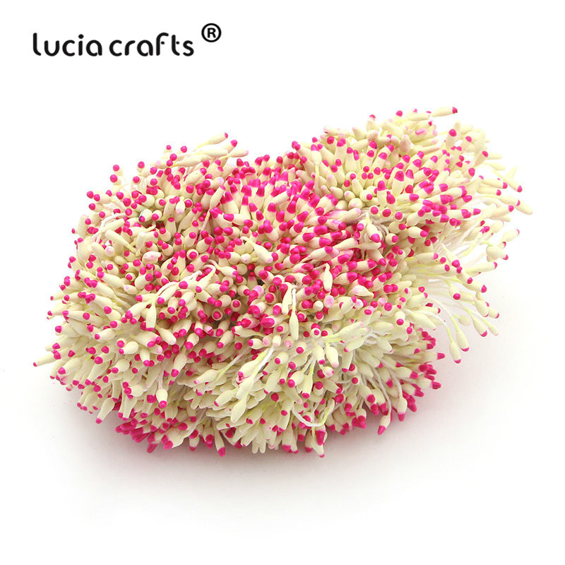 Lucia crafts 288 buc/lot stămine de flori 6 mm flori artificiale lucrate manual pentru decorarea casei de nuntă DIY D0501