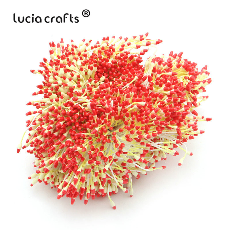 Lucia crafts 288 buc/lot stămine de flori 6 mm flori artificiale lucrate manual pentru decorarea casei de nuntă DIY D0501