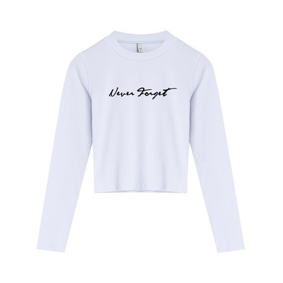 Bluza scurta dama model nou cu guler jos - culoare alb-negru