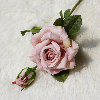 ΝΕΟ Όμορφα τριαντάφυλλα κλαδί φλερ μετάξι Τεχνητά λουλούδια Στολισμός γάμου τριαντάφυλλα τεχνητά ψεύτικα λουλούδια