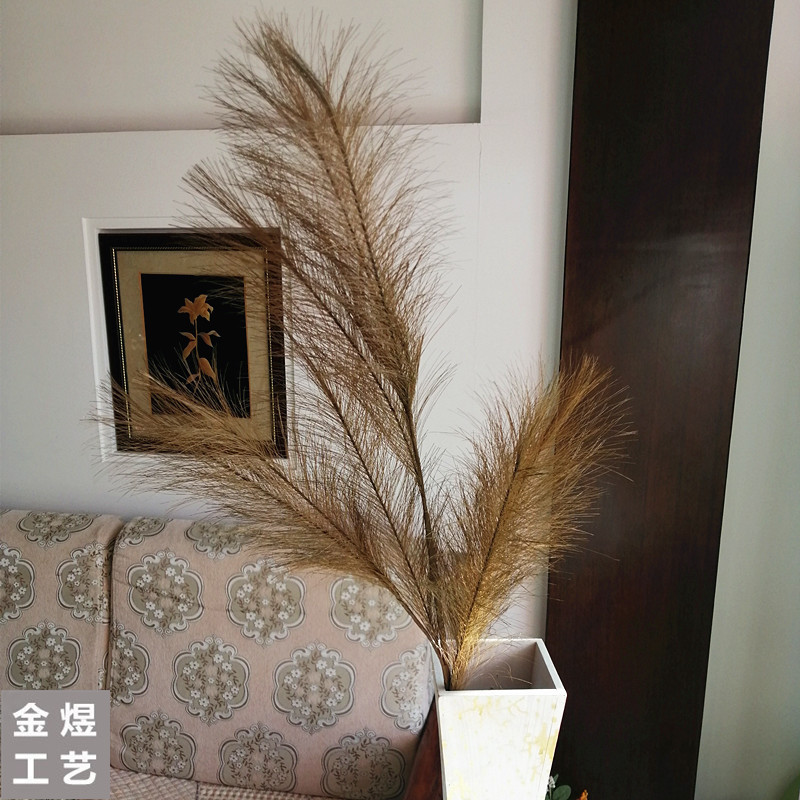98cm Artificial Flower Reed Long Branch Pampas 10 Color PE Simulation Bouquet Home Wedding Artificial Artificial Flowers