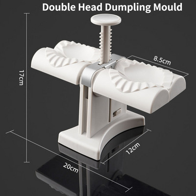 Formă automată pentru găluște cu cap dublu Lenes Must-Ravioli găluște Mașină ușor de făcut Mașină pentru găluște Instrument de bucătărie de uz casnic