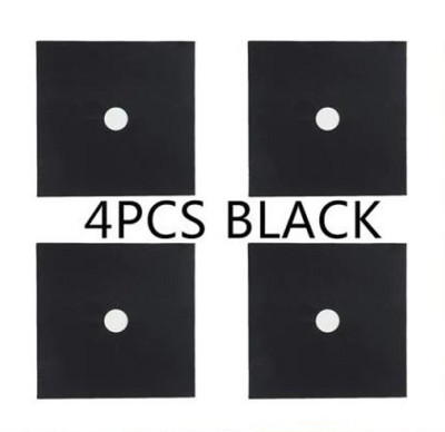 2/4 vnt Dujinės viryklės apsaugos 5 skylių viryklės įdėklo dangtis Daugkartinio naudojimo viršutinis šilumą izoliuotas kaitlentės kilimėlis Virtuvės indų priedai