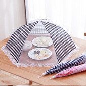 Acoperire portabilă pentru alimente Umbrelă de tip pop-up din plasă de protecție Protejează capacul pentru alimente plasă Cort Dom pliat respirabil Umbrelă anti țânțari