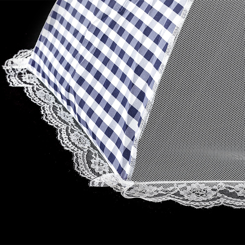 Acoperire portabilă pentru alimente Umbrelă de tip pop-up din plasă de protecție Protejează capacul pentru alimente plasă Cort Dom pliat respirabil Umbrelă anti țânțari