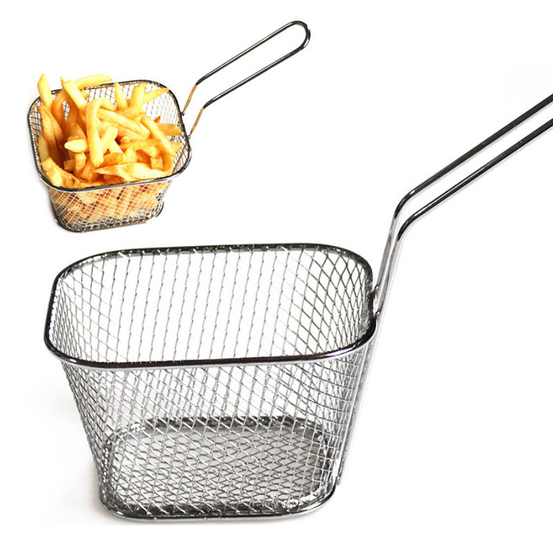 Sklopivo parno ispiranje Cjedilo Sklopiva košara za prženje od nehrđajućeg čelika Cjedilo Mrežasto cjedilo Kuhinjski pribor za kuhanje Alati