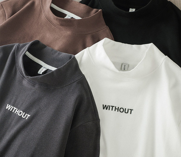 Bluză bărbătească actuală cu inscripție