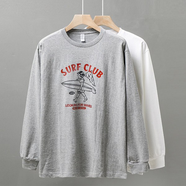 Bluză casual cu mânecă lungă cu imprimeu pentru bărbați