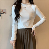 Bluză casual cu guler polo de damă