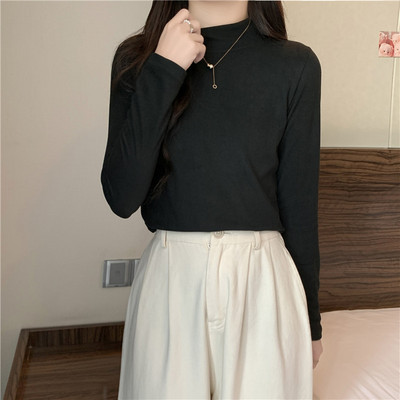 Bluză casual cu guler polo de damă