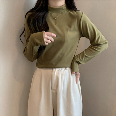 Bluză casual cu guler polo de damă