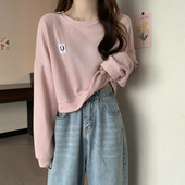 Bluză casual cu logo pentru femei