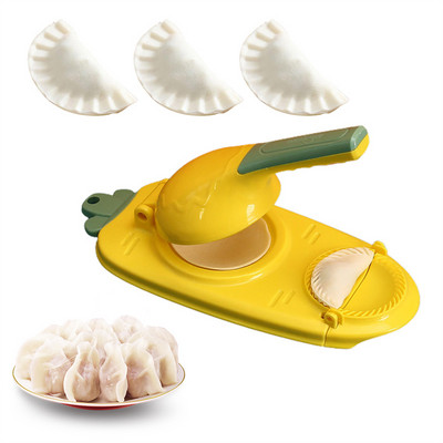 2-u-1 učinkovit aparat za okruglice Stroj za omotavanje Kalup za prešanje tijesta Kuhinjski pribor Dodatak za pečenje DIY Dumpling Skin Arti