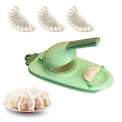 2-u-1 učinkovit aparat za okruglice Stroj za omotavanje Kalup za prešanje tijesta Kuhinjski pribor Dodatak za pečenje DIY Dumpling Skin Arti