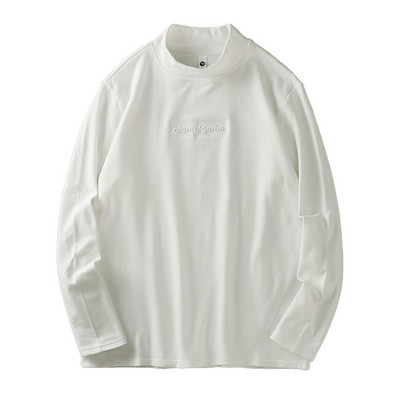 Bluză casual pentru bărbați cu guler scăzut