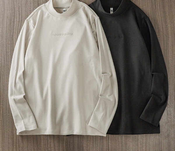 Bluză casual pentru bărbați cu guler scăzut