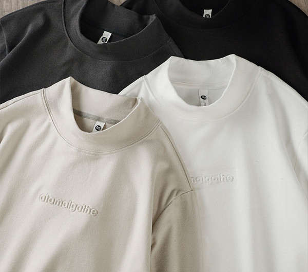 Bluză casual pentru bărbați cu guler scăzut