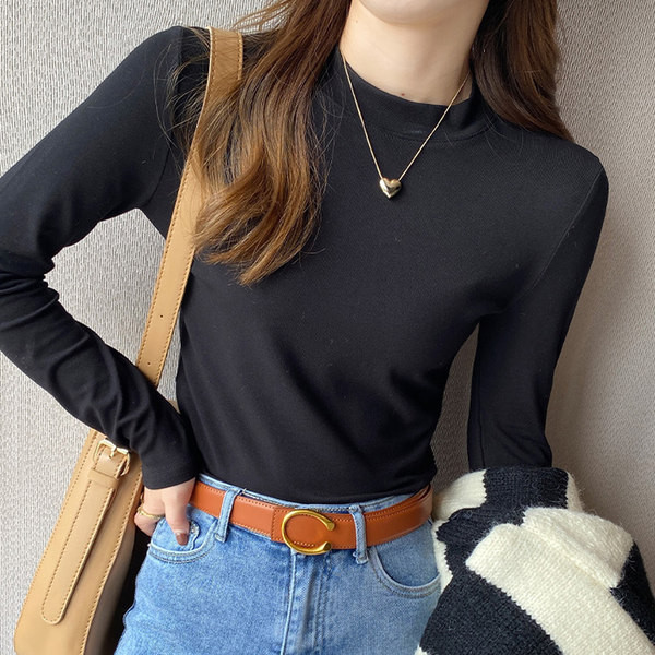 Bluza de dama de toamna cu maneca lunga - model curat