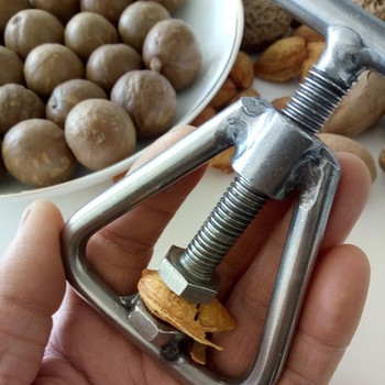 Νέο μηχάνημα ανοιχτήρι παξιμαδιών Εργαλείο ξυλείας καρυδιάς από ανοξείδωτο ατσάλι Macadamia ανοιχτήρι παξιμαδιών που ανοίγει οικιακά αξεσουάρ κουζίνας Gadget