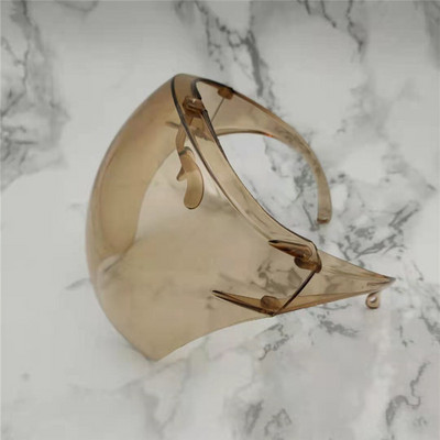 Fashion Clear viso veido skydelis, spalvotas/skaidrus skydas, skydelis nuo saulės, PC Anti-Oil Anti-Fog rėmelis apsauginių akinių skydas vaikams