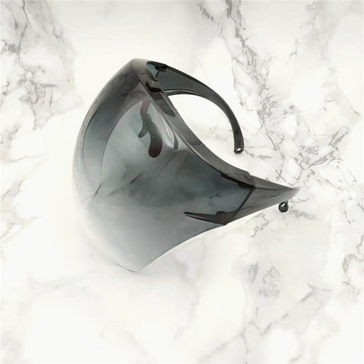 Fashion Clear viso veido skydelis, spalvotas/skaidrus skydas, skydelis nuo saulės, PC Anti-Oil Anti-Fog rėmelis apsauginių akinių skydas vaikams