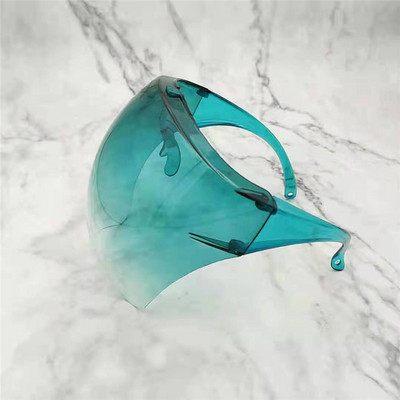 Fashion Clear viso veido skydelis, spalvotas/skaidrus skydas, skydelis nuo saulės, PC Anti-Oil Anti-Fog rėmelis apsauginių akinių skydas vaikams