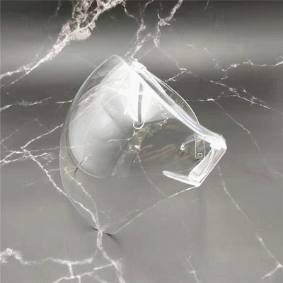 Fashion Clear viso veido skydelis, spalvotas/skaidrus skydas, skydelis nuo saulės, PC Anti-Oil Anti-Fog rėmelis apsauginių akinių skydas vaikams