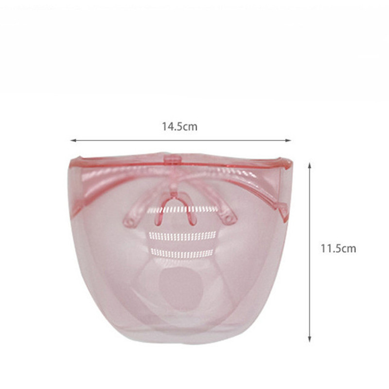 Fashion Clear viso veido skydelis, spalvotas/skaidrus skydas, skydelis nuo saulės, PC Anti-Oil Anti-Fog rėmelis apsauginių akinių skydas vaikams