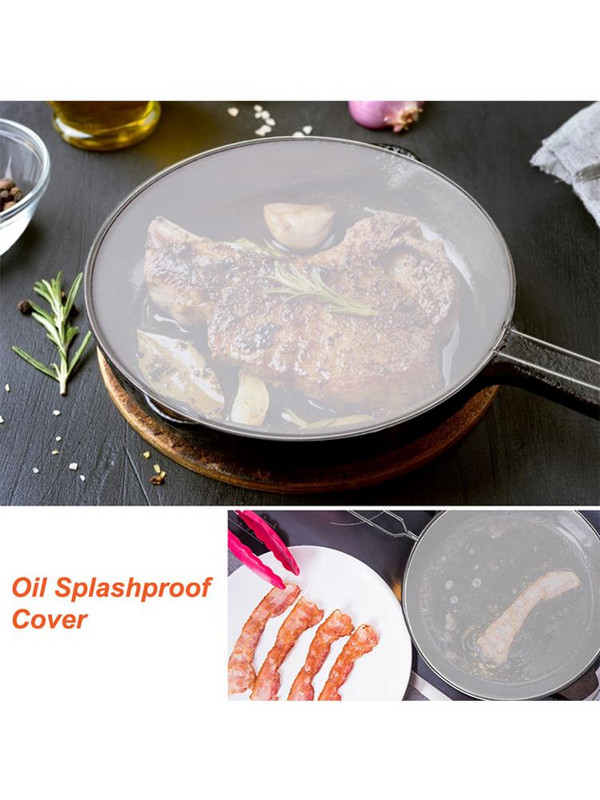 Ανοξείδωτο κάλυμμα με αντιεκρηκτική προστασία, μονωτικό φίλτρο λαδιού με προστασία από τον καπνό, με πλέγμα, καπάκι δοχείου (ασημί)