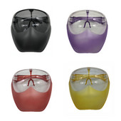 Adult Eye Shield Visor Wrap Shield Suaugusiųjų akiniai nuo saulės Half Face Shield Guard Protector Veido kaukė nuo purslų