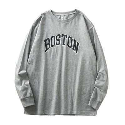 Meeste pikkade varrukatega sügispluus kirjaga