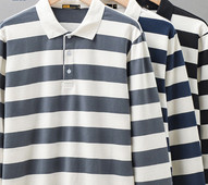 Klassikalise krae ja nööpidega meeste pluus