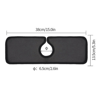 Covoraș absorbant pentru robinet Bucătărie Chiuvetă Covoraș pentru stropire Covoraș pentru stropire pentru robinet Captor pentru stropire lavabil Protector pentru spălare Protector împotriva picurarii