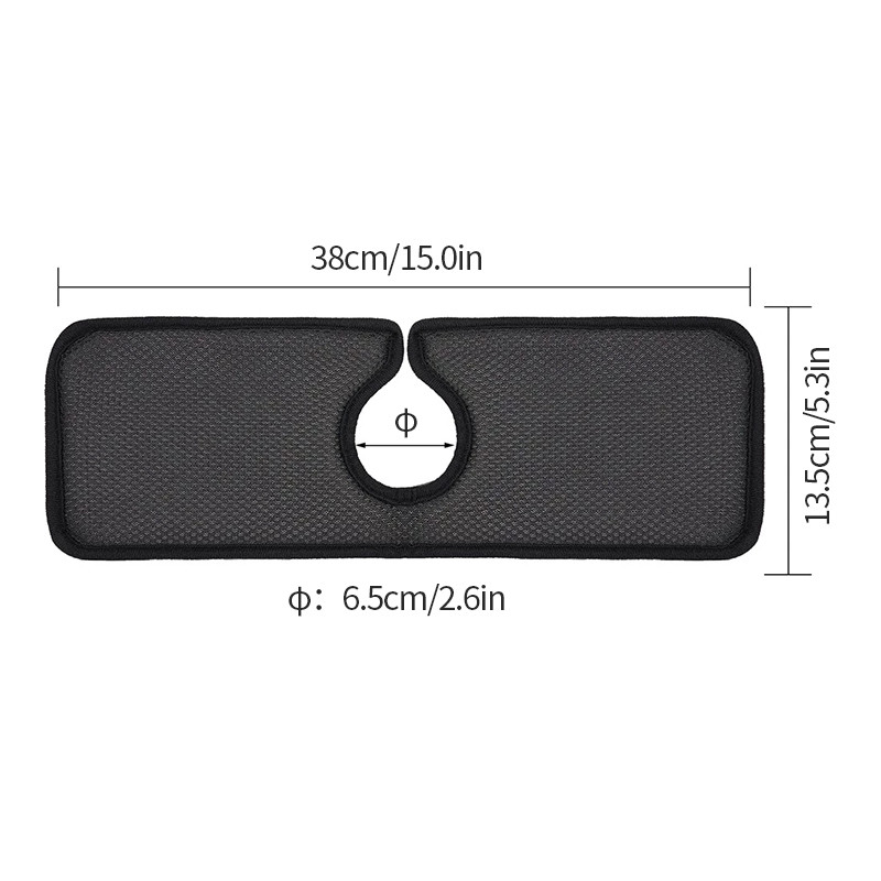 Covoraș absorbant pentru robinet Bucătărie Chiuvetă Covoraș pentru stropire Covoraș pentru stropire pentru robinet Captor pentru stropire lavabil Protector pentru spălare Protector împotriva picurarii