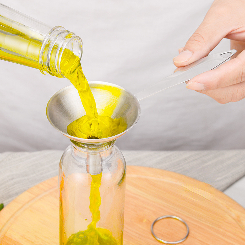 3 bucăți/set mini pâlnii din oțel inoxidabil ulei oțet condimente pâlnie de umplere cu ulei esențial pâlnie multifuncțional bar accesorii de bucătărie