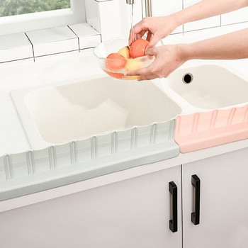 Преносим мивка Мивка Защита от пръски вода Кухня Баня Защитна дъска за пръски Дъска за миене на съдове Плодове Зеленчуци Борда против вода