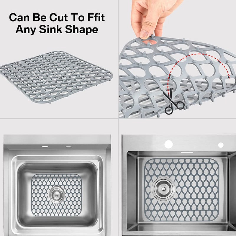 Silikoninės kriauklės apsauginės virtuvės silikoninės kriauklės kilimėlis.