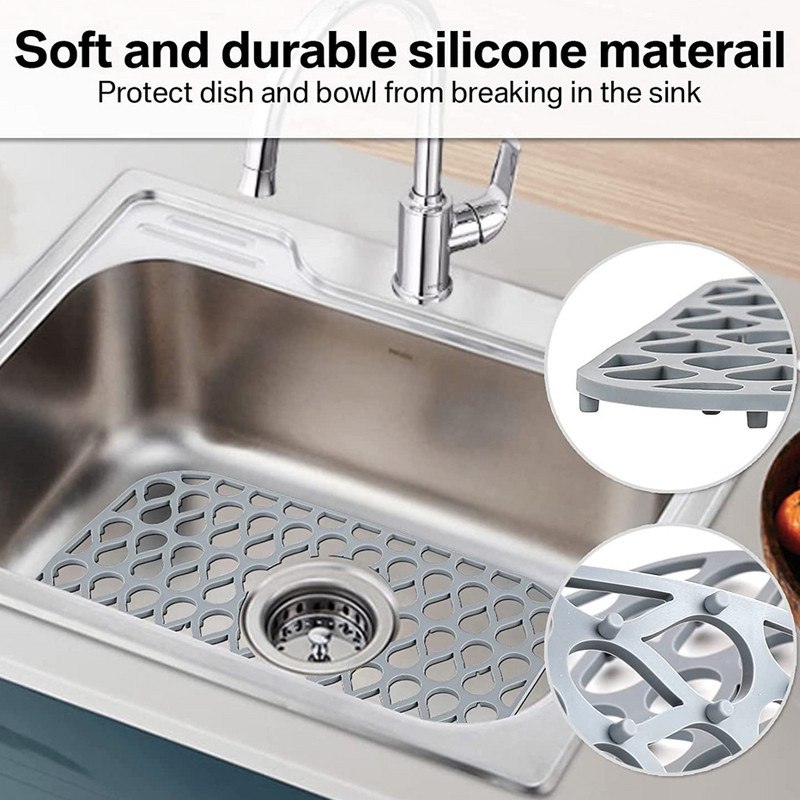 Silikoninės kriauklės apsauginės virtuvės silikoninės kriauklės kilimėlis.