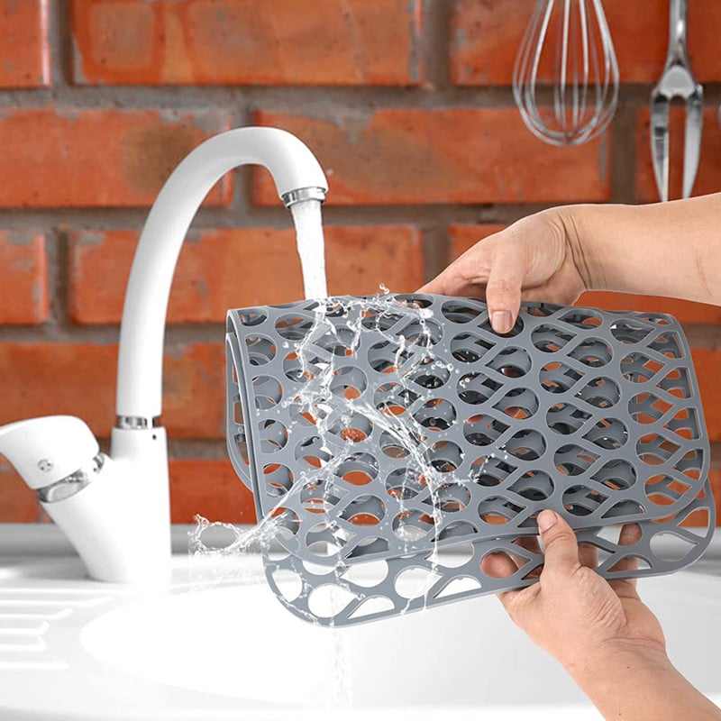 Silikoninės kriauklės apsauginės virtuvės silikoninės kriauklės kilimėlis.