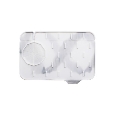 Covoraș pentru robinet din silicon Mâner pentru robinet de bucătărie Tavă pentru colector de picături Covorașe pentru robinete cu utilizare dublă Covoraș Tampă de scurgere a apei Apărător împotriva stropilor pentru chiuvetă