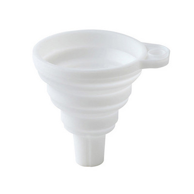 1 tk mini kokkupandav lehter, silikoonist kokkupandav lehter, kokkuklapitavad kaasaskantavad lehtrid, riputatavad majapidamises kasutatavate vedelike jaotamiseks köögitööriistad