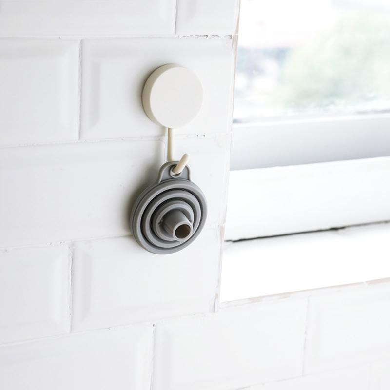 1 tk mini kokkupandav lehter, silikoonist kokkupandav lehter, kokkuklapitavad kaasaskantavad lehtrid, riputatavad majapidamises kasutatavate vedelike jaotamiseks köögitööriistad