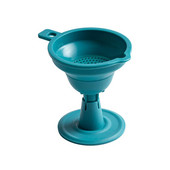 Reguleeritav silikoonist köögiõli lehter moosilehter Plastikust kokkupandav teleskooplehter, täites laia suuga lehter