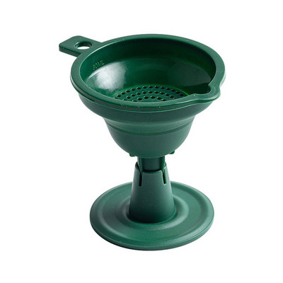 Reguleeritav silikoonist köögiõli lehter moosilehter Plastikust kokkupandav teleskooplehter, täites laia suuga lehter