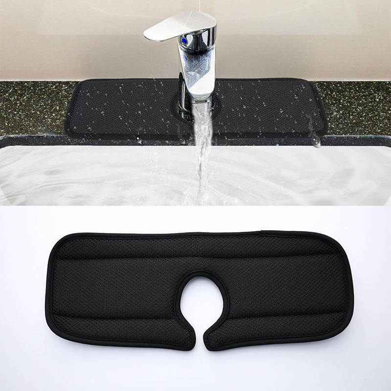 Vastupidav turvasegisti Surround Pritsmekaitse Veeimav padi Köök Vannitoa Segisti Kuivatuspadi Laud Valamu Veekindel