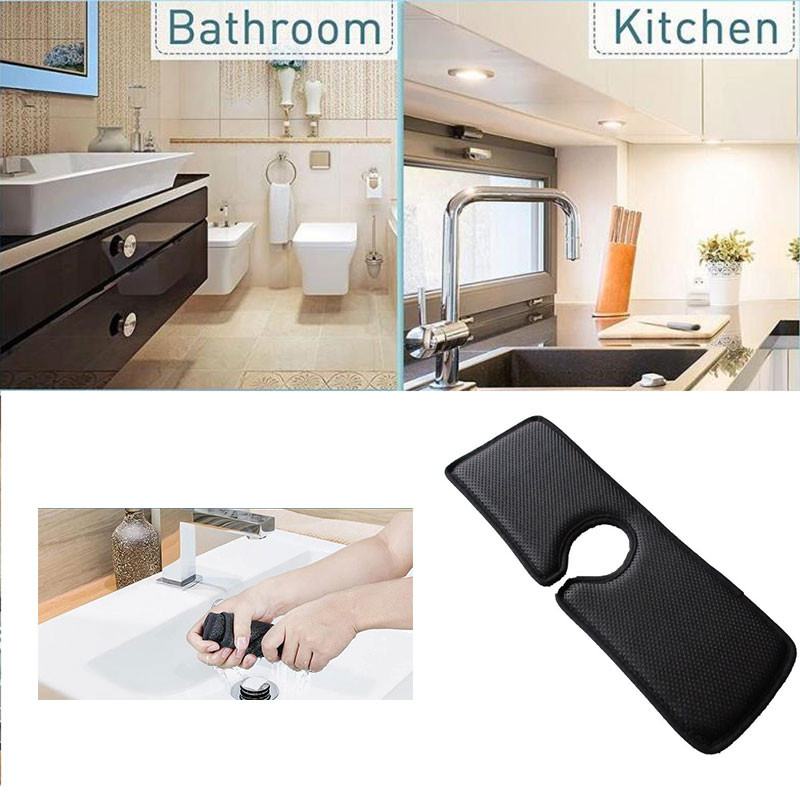 Vastupidav turvasegisti Surround Pritsmekaitse Veeimav padi Köök Vannitoa Segisti Kuivatuspadi Laud Valamu Veekindel